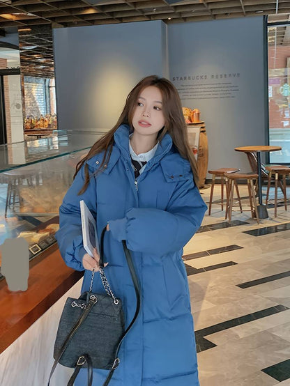 Long Winter Jacket Warm and Waterproof