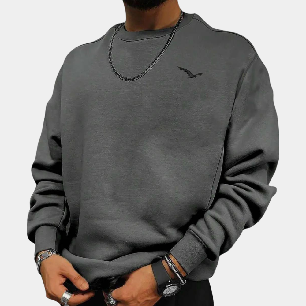 Comfortable Men's Crew Neck Sweatshirt