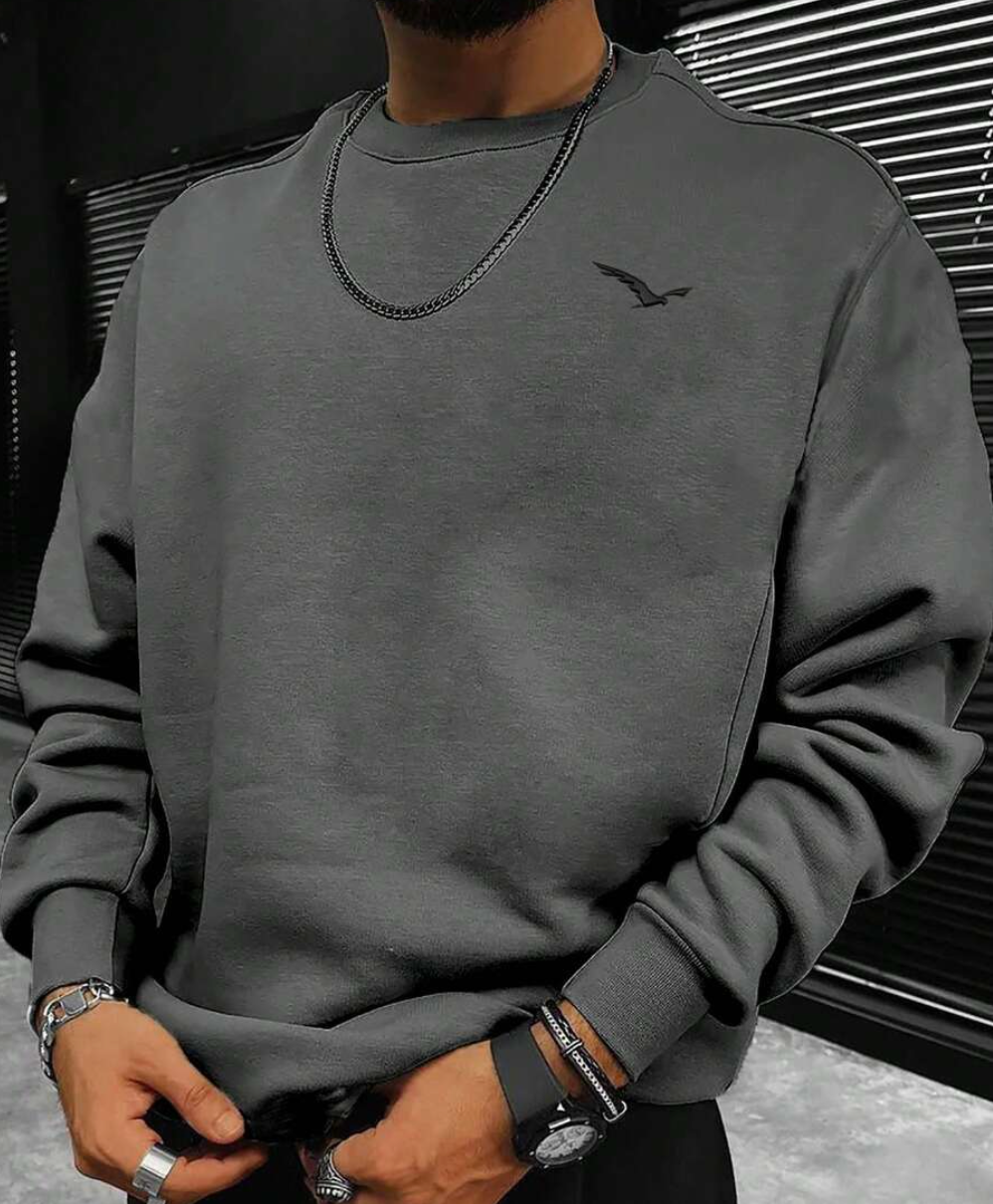 Men's Sweatshirt Long Sleeve Crew Neck Comfortable