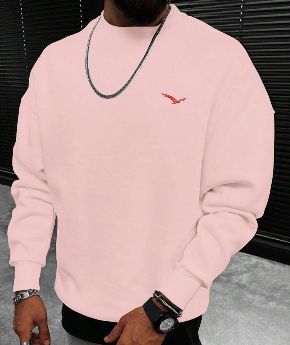 Men's Sweatshirt Long Sleeve Crew Neck Comfortable