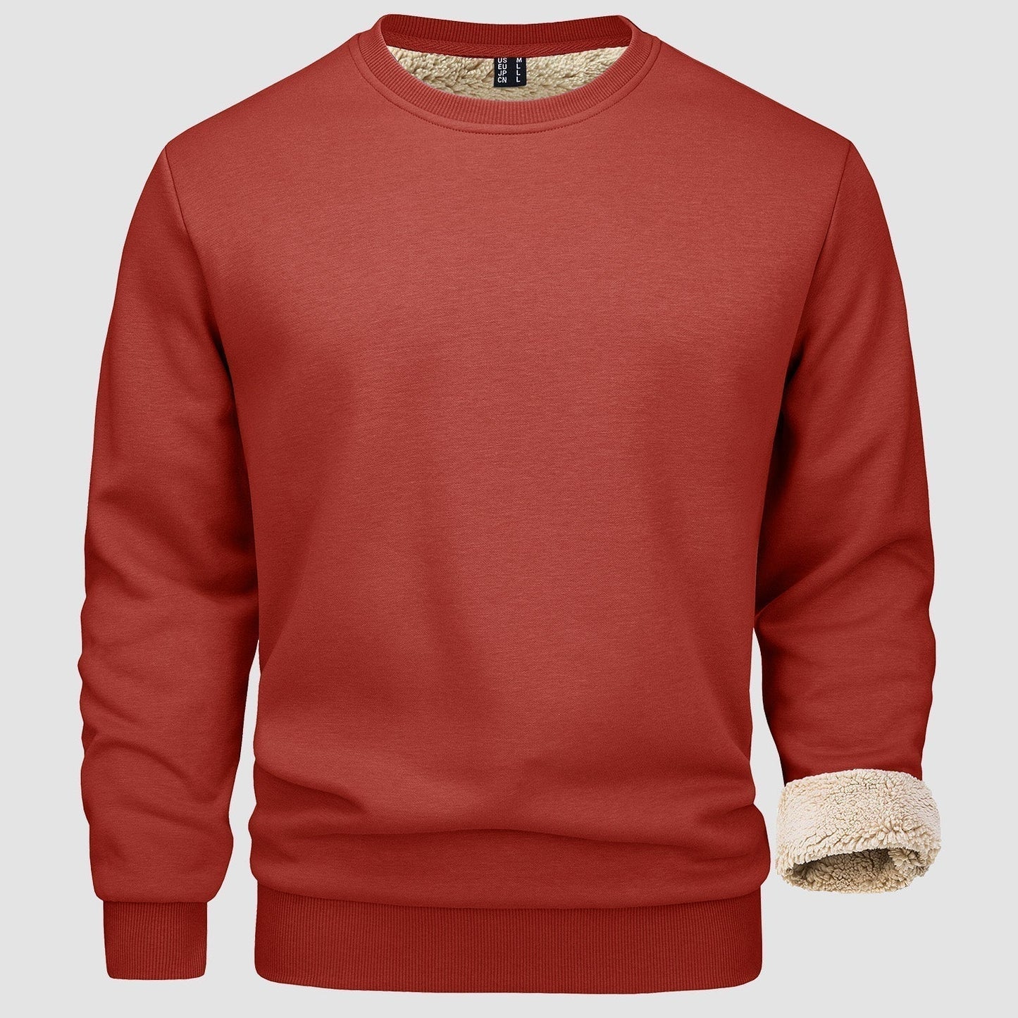 Men's Warm Fleece Sweatshirt for Winter