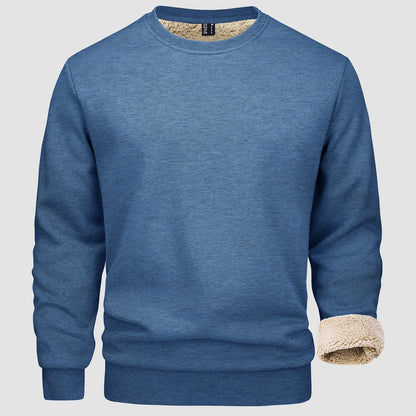 Men's Warm Fleece Sweatshirt for Winter