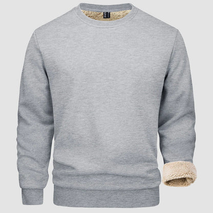 Men's Warm Fleece Sweatshirt for Winter