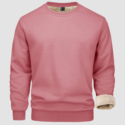 Men's Warm Fleece Sweatshirt for Winter