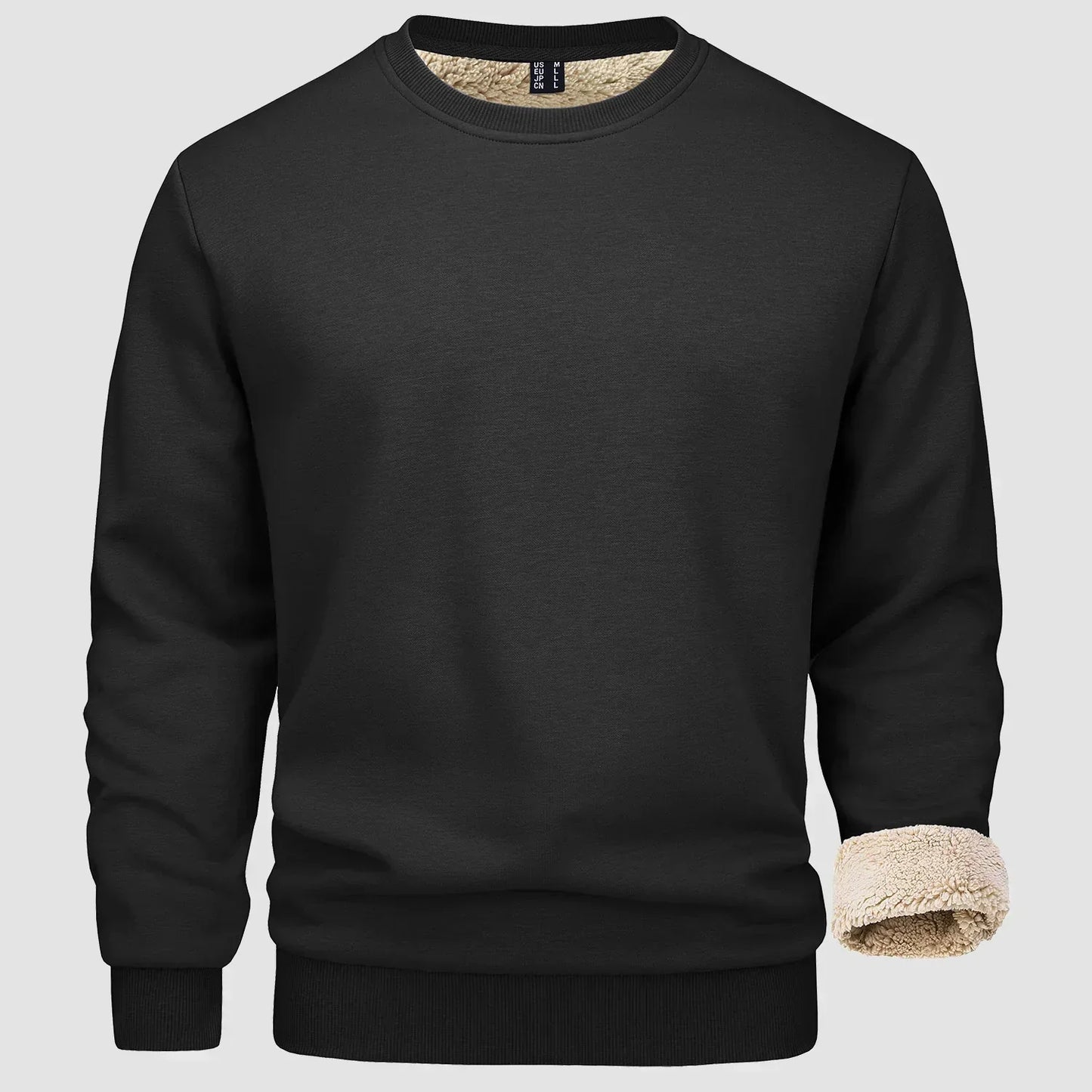 Men's Warm Fleece Sweatshirt for Winter