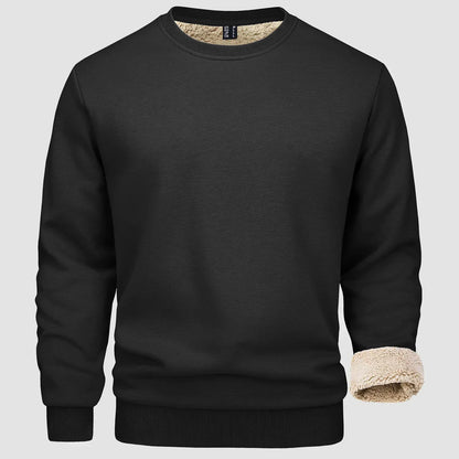 Men's Warm Fleece Sweatshirt for Winter