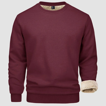 Men's Warm Fleece Sweatshirt for Winter