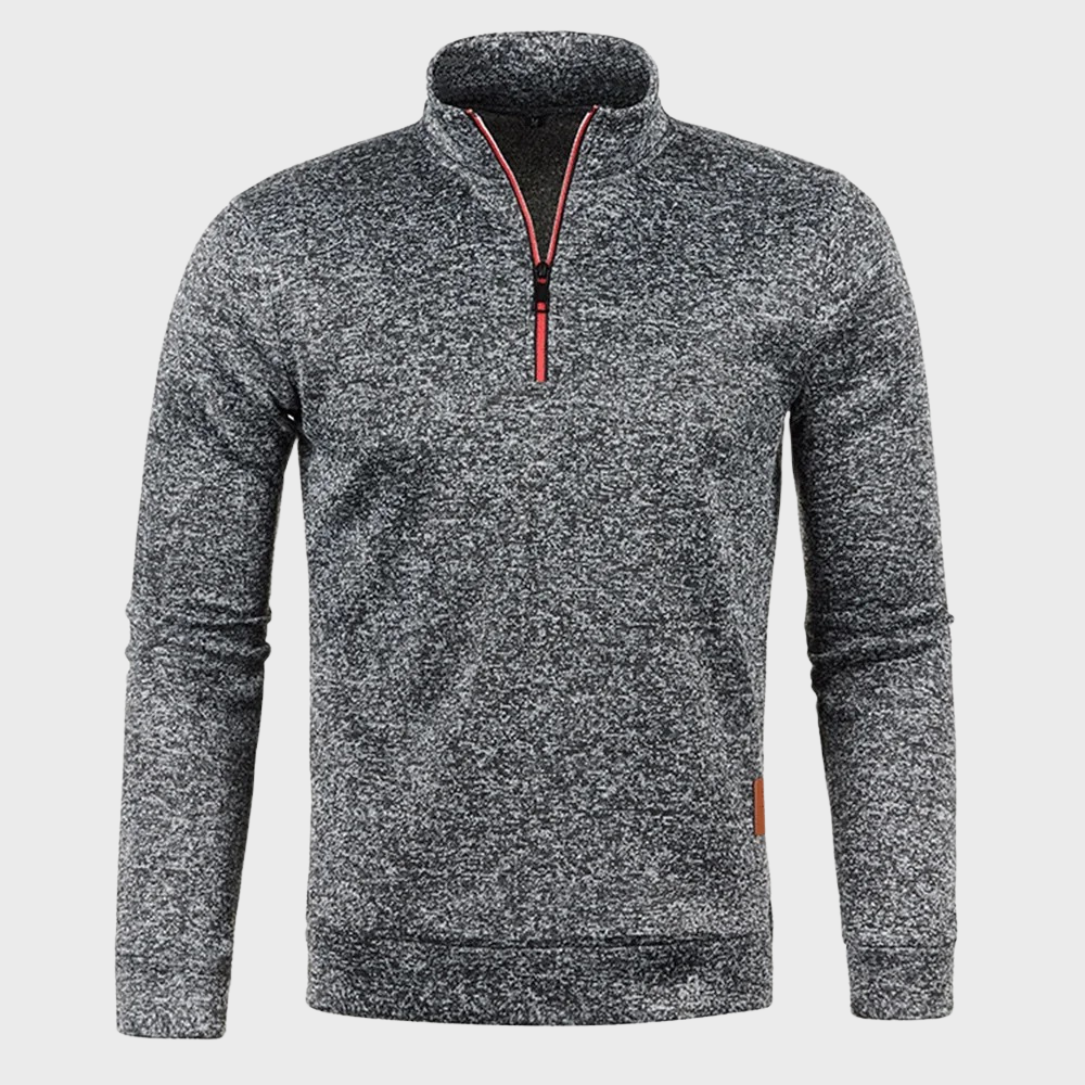 Men's Half-Zip Sporty Sweatshirt