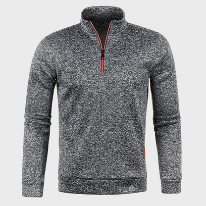 Men's Half-Zip Sporty Sweatshirt