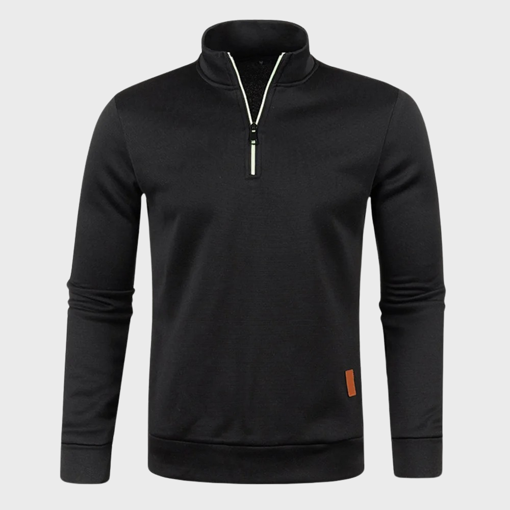Men's Half-Zip Sporty Sweatshirt