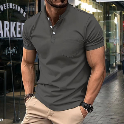 Men's Short-Sleeved Polo Shirt Comfort
