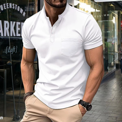 Men's Short-Sleeved Polo Shirt Comfort