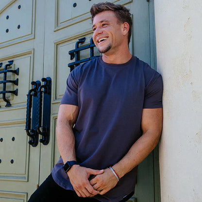 Men's T-Shirt Slim Fit Short Sleeve Crew Neck