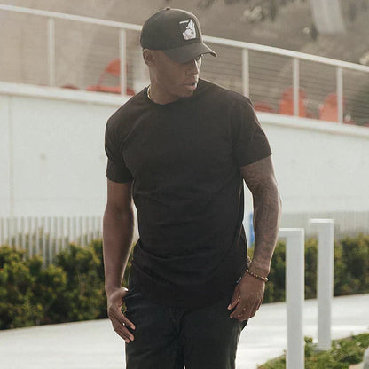 Men's T-Shirt Slim Fit Short Sleeve Crew Neck