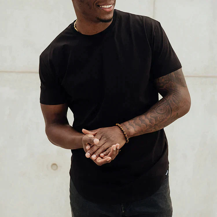 Men's T-Shirt Slim Fit Short Sleeve Crew Neck