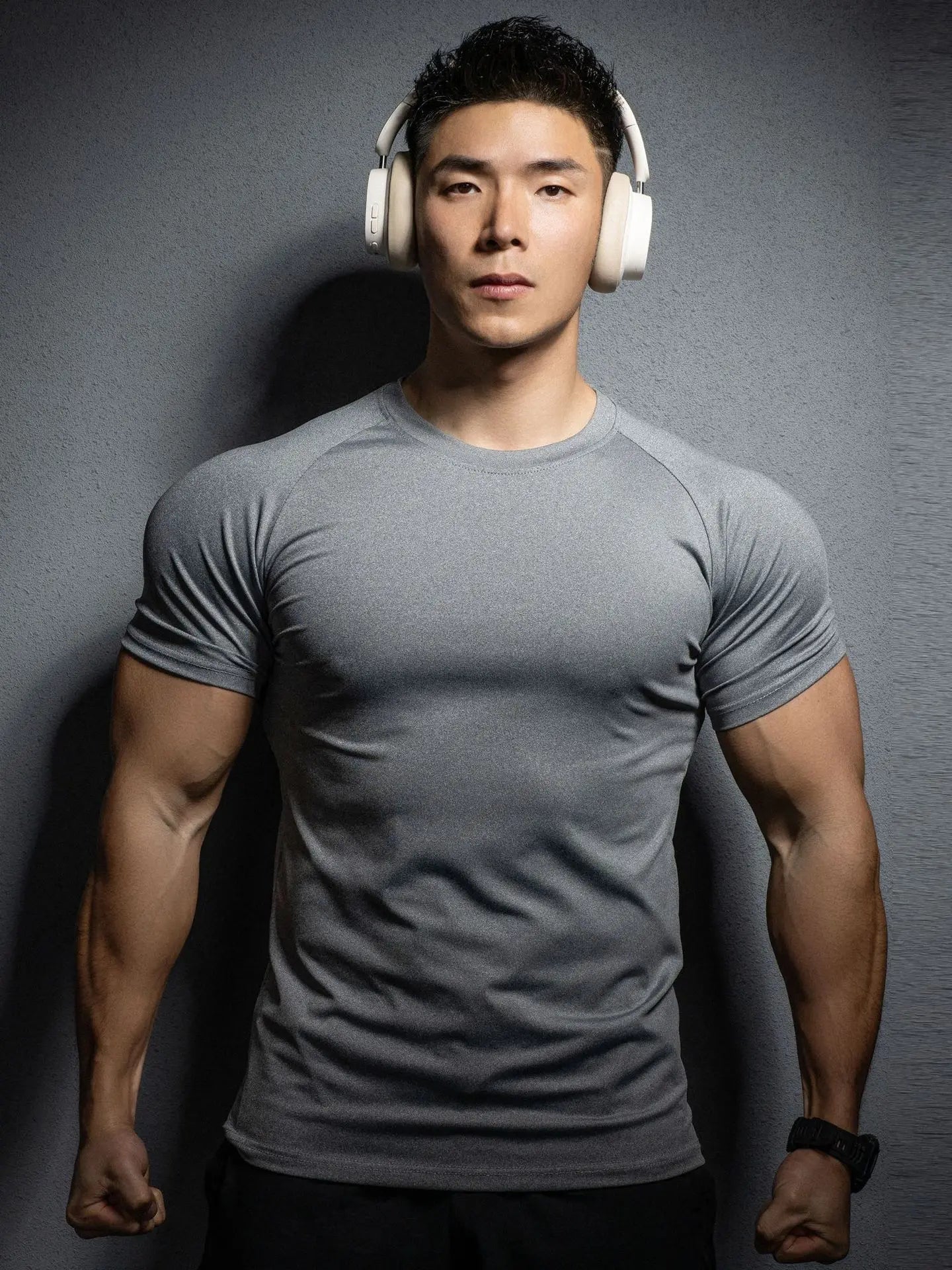 Men's T-Shirt Slim Fit Crew Neck Short Sleeve