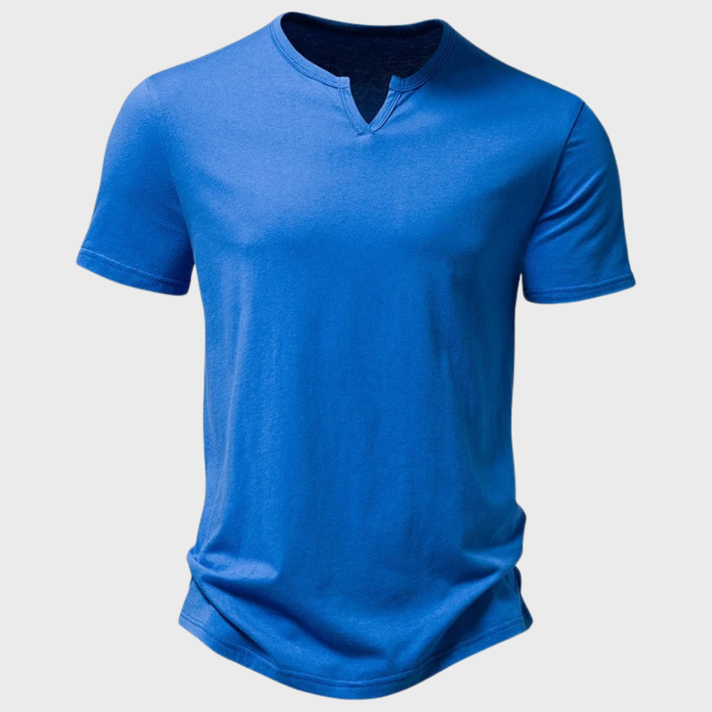 Men's Short Sleeve V-Neck T-Shirt Modern