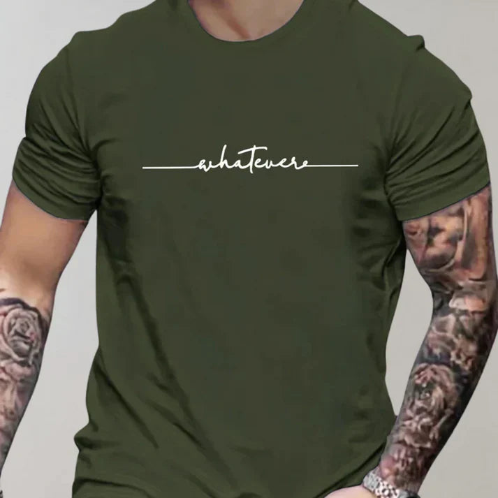 Men's Short Sleeve Round Neck T-Shirt