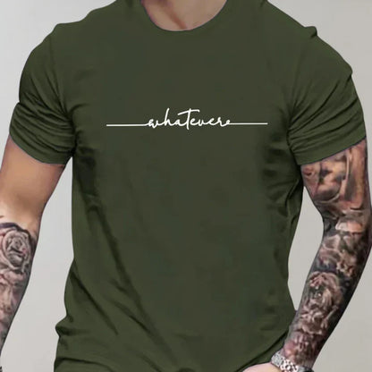 Men's Short Sleeve Round Neck T-Shirt