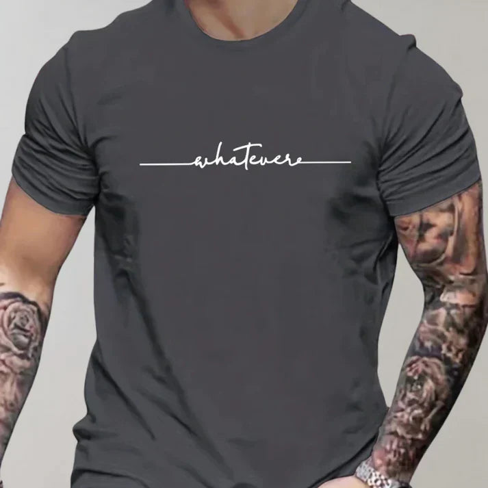 Men's Short Sleeve Round Neck T-Shirt