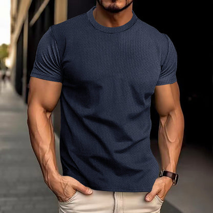 Men's Short-Sleeve Solid Color T-Shirt