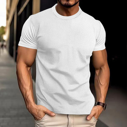 Men's Short-Sleeve Solid Color T-Shirt