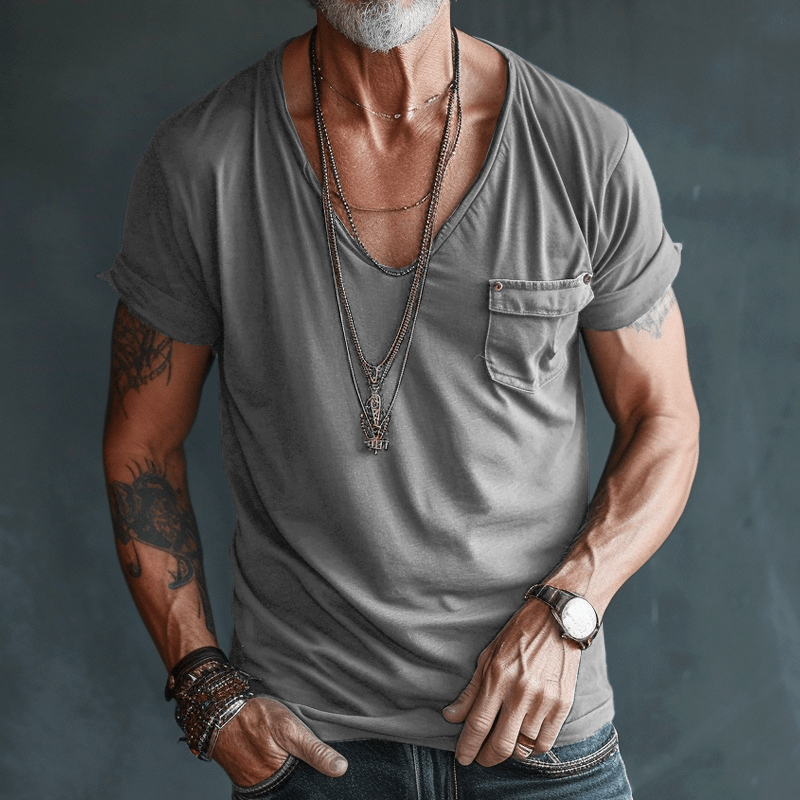 Men's Lightweight V-Neck T-Shirt