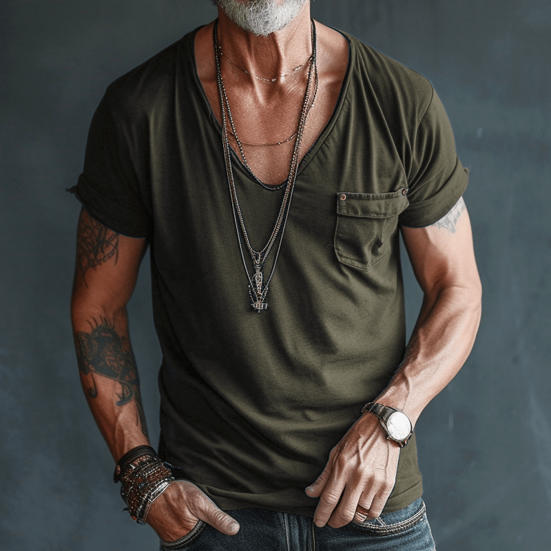 Men's Lightweight V-Neck T-Shirt