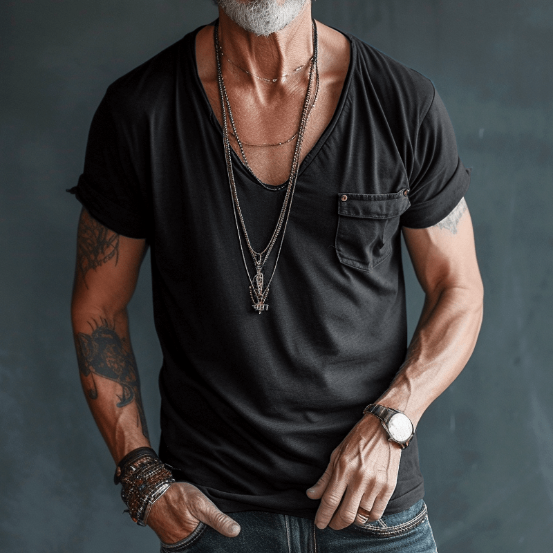 Men's Lightweight V-Neck T-Shirt