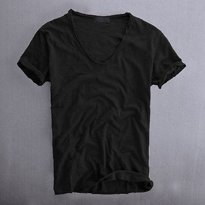 Men's Lightweight Summer V-Neck T-Shirt