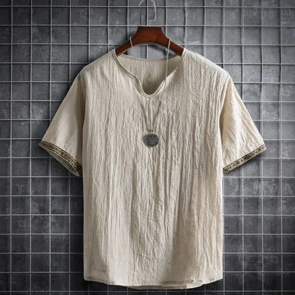 Men's T-Shirt V-Neck Casual