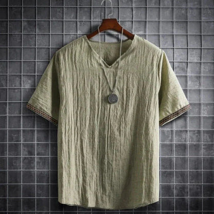 Men's T-Shirt V-Neck Casual