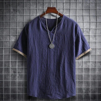 Men's T-Shirt V-Neck Casual
