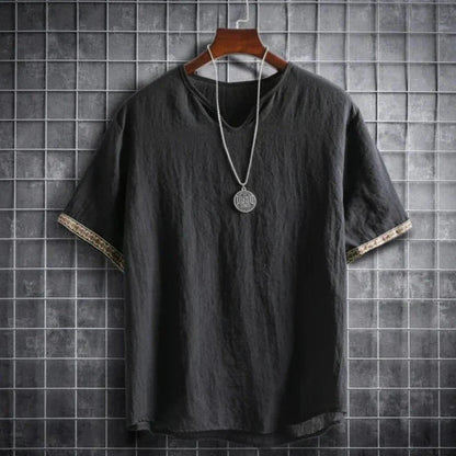 Men's T-Shirt V-Neck Casual