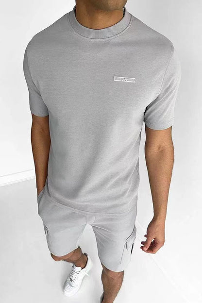 Comfortable Men's Short Sleeve Crew Neck T-Shirt