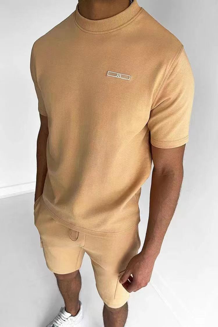 Comfortable Men's Short Sleeve Crew Neck T-Shirt