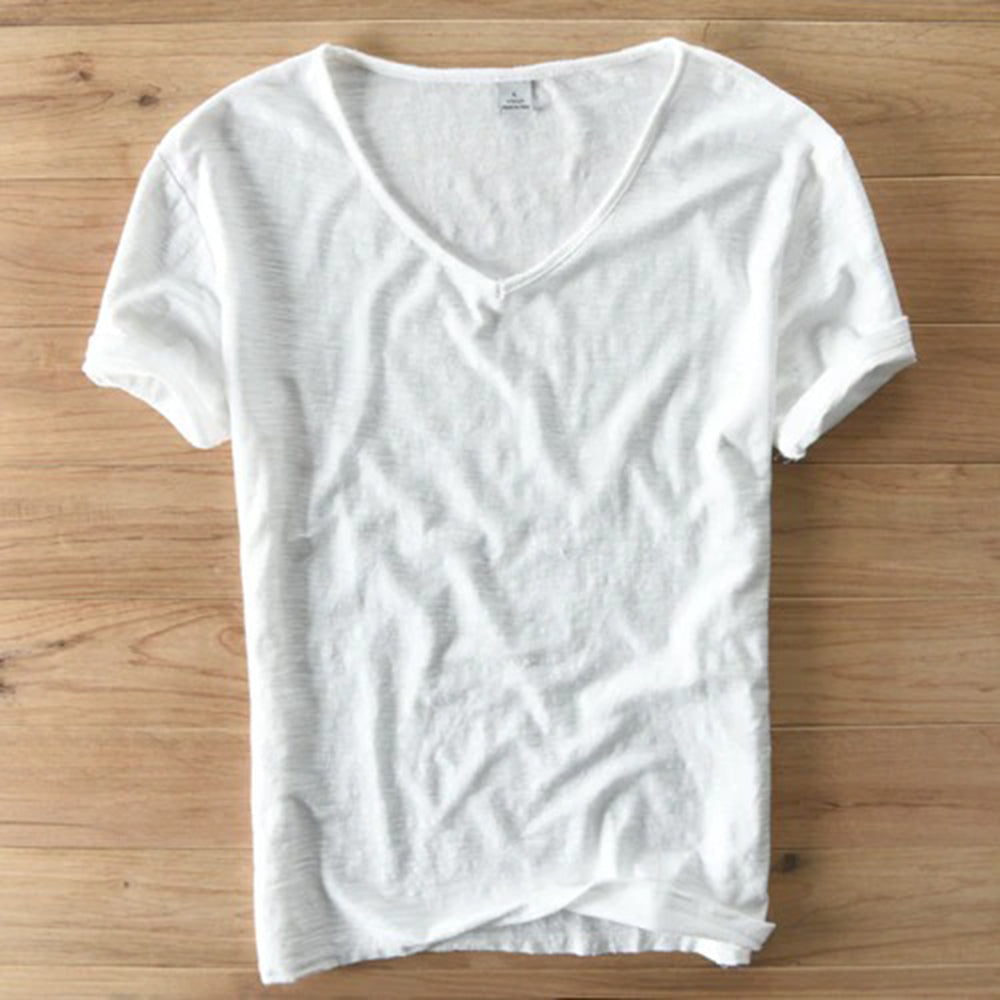 Men's Lightweight V-Neck Summer T-Shirt