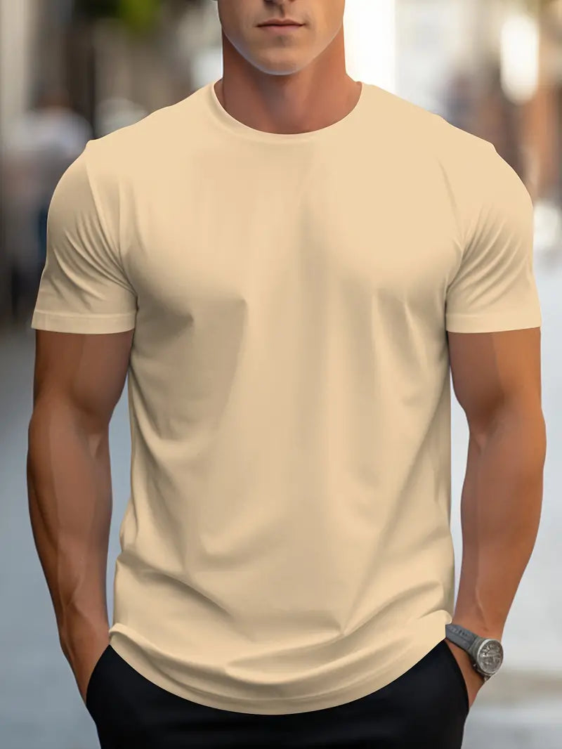 Men's Basic Crew Neck T-Shirt