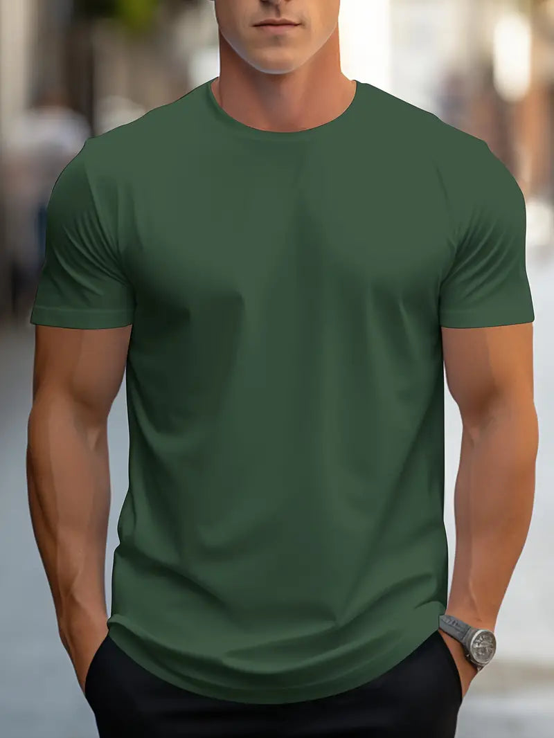 Men's Basic Crew Neck T-Shirt