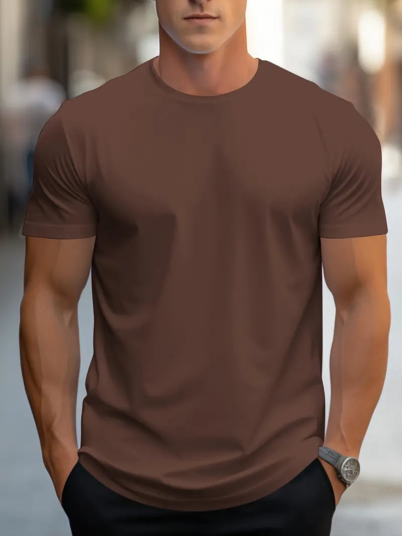 Men's Basic Crew Neck T-Shirt