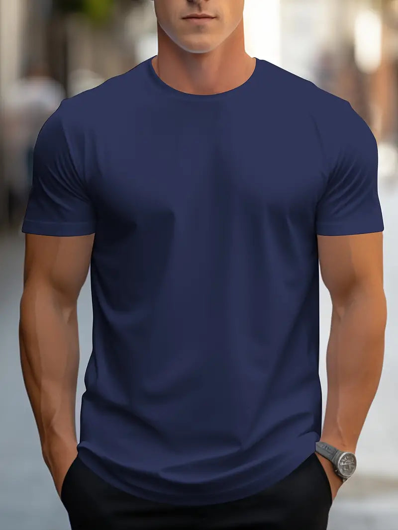Men's Basic Crew Neck T-Shirt