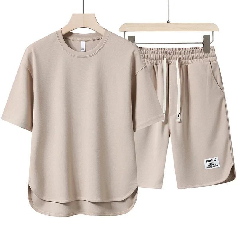 Men's Casual T-Shirt and Shorts Set