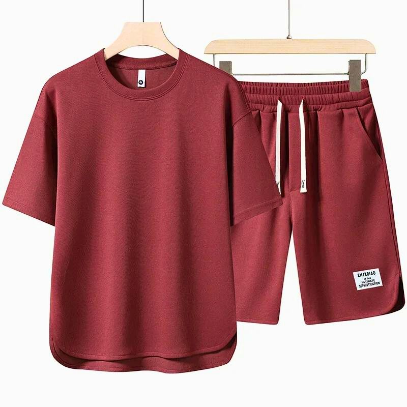 Men's Casual T-Shirt and Shorts Set