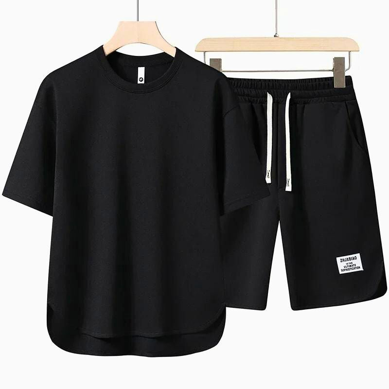 Men's Casual T-Shirt and Shorts Set