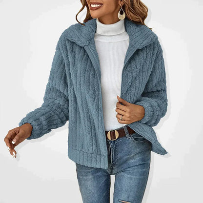 Women's Warm Long-Sleeve Fleece Jacket