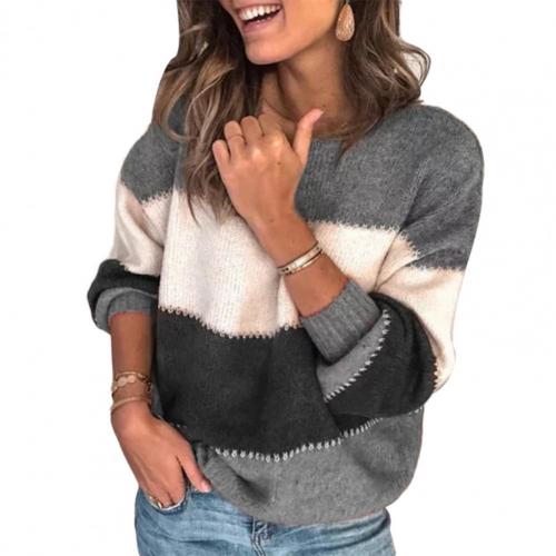 Fashionable Striped Sweater for Women
