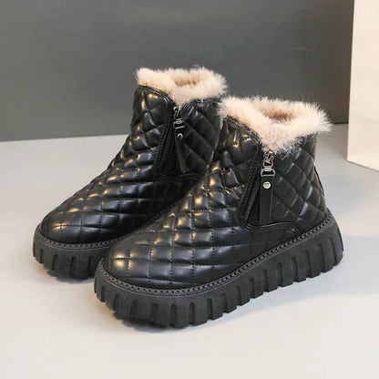 Women's Winter Boots Fleece Warm Snow
