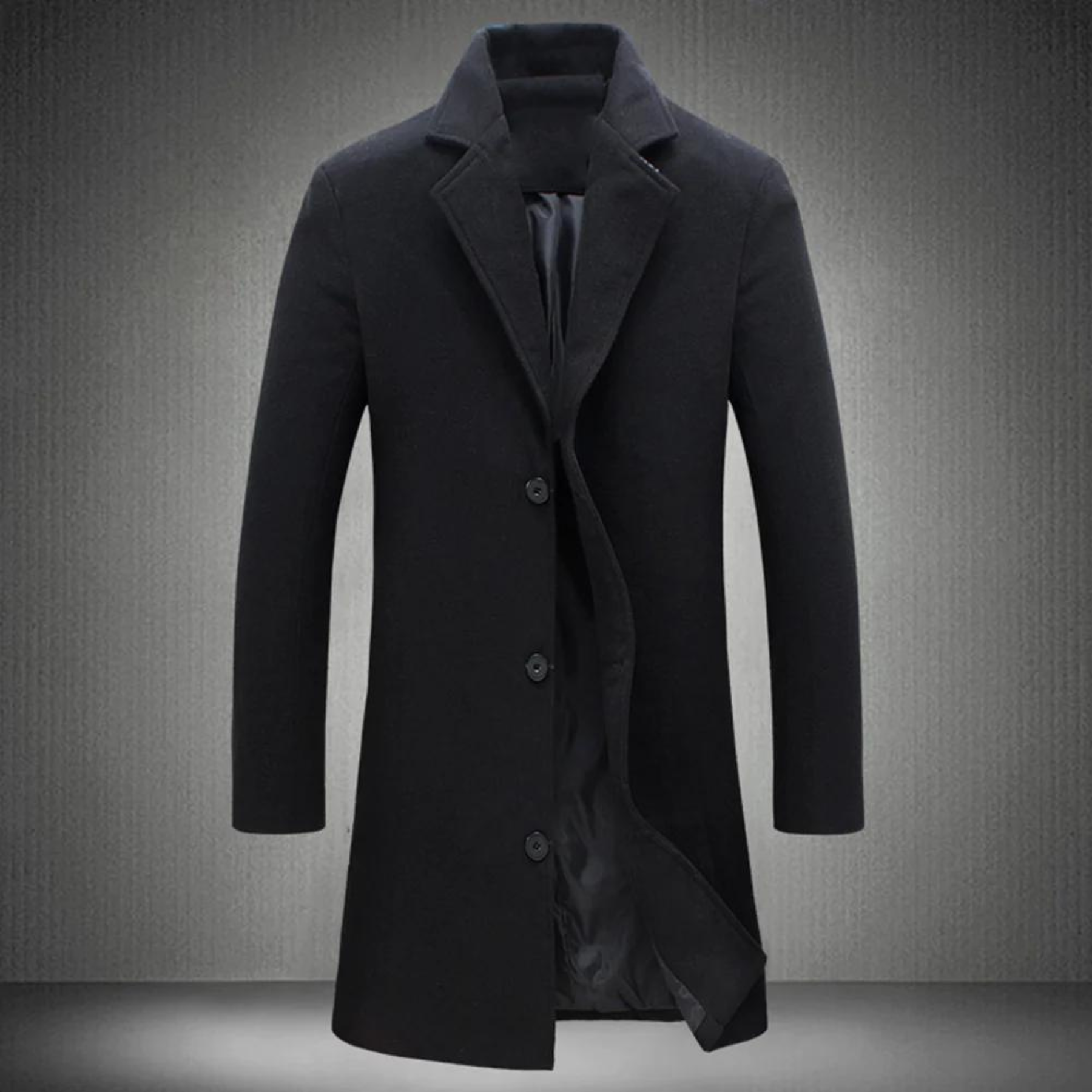 Herren Wollmantel Terrence Winter Warm - IdealeKleiden