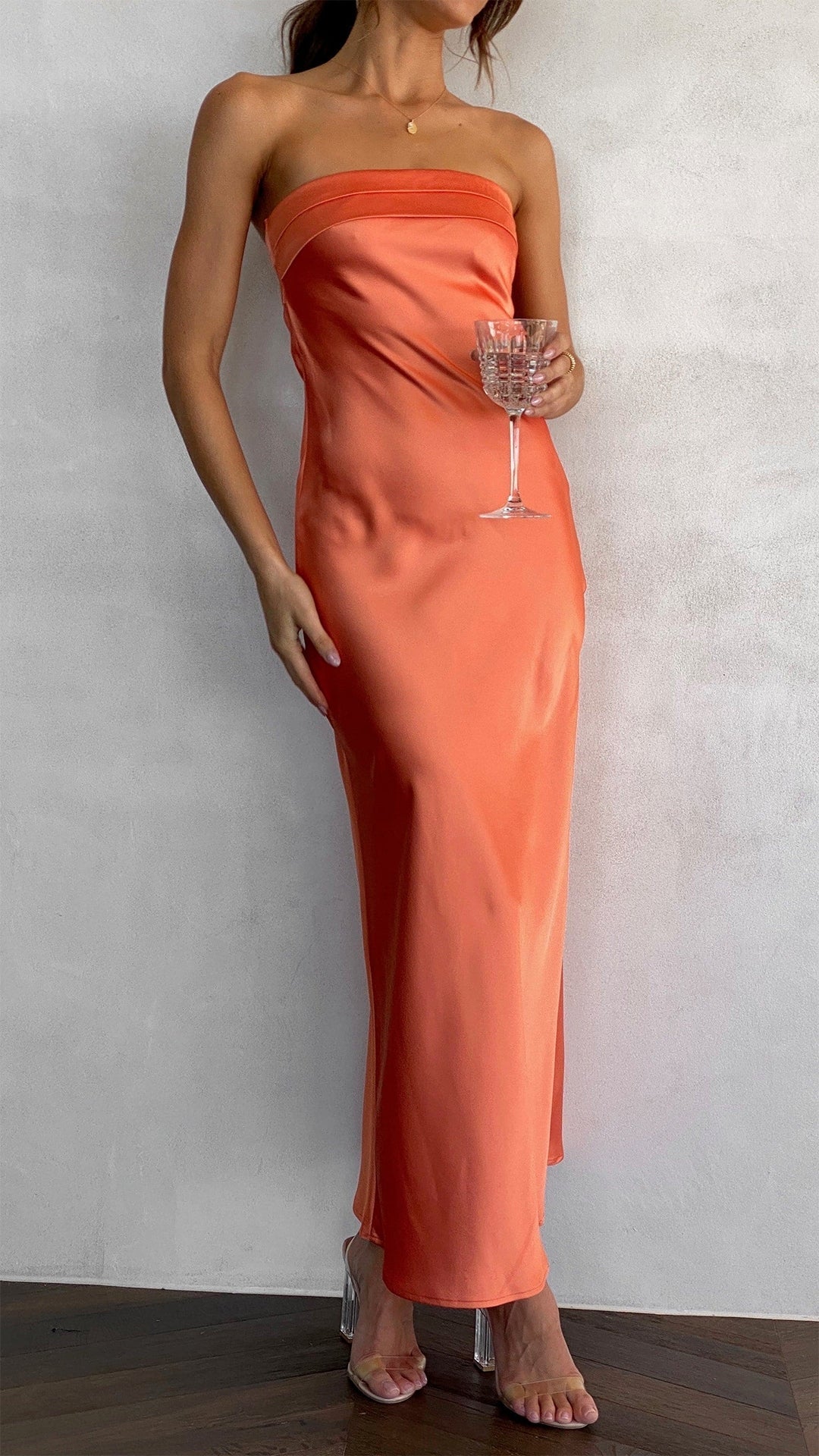 Elegantes Damen Kleid Hochzeit Gäste - IdealeKleiden