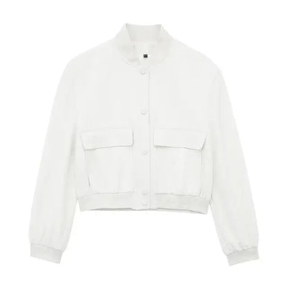 Retro Bomber Jacket Streetwear Style